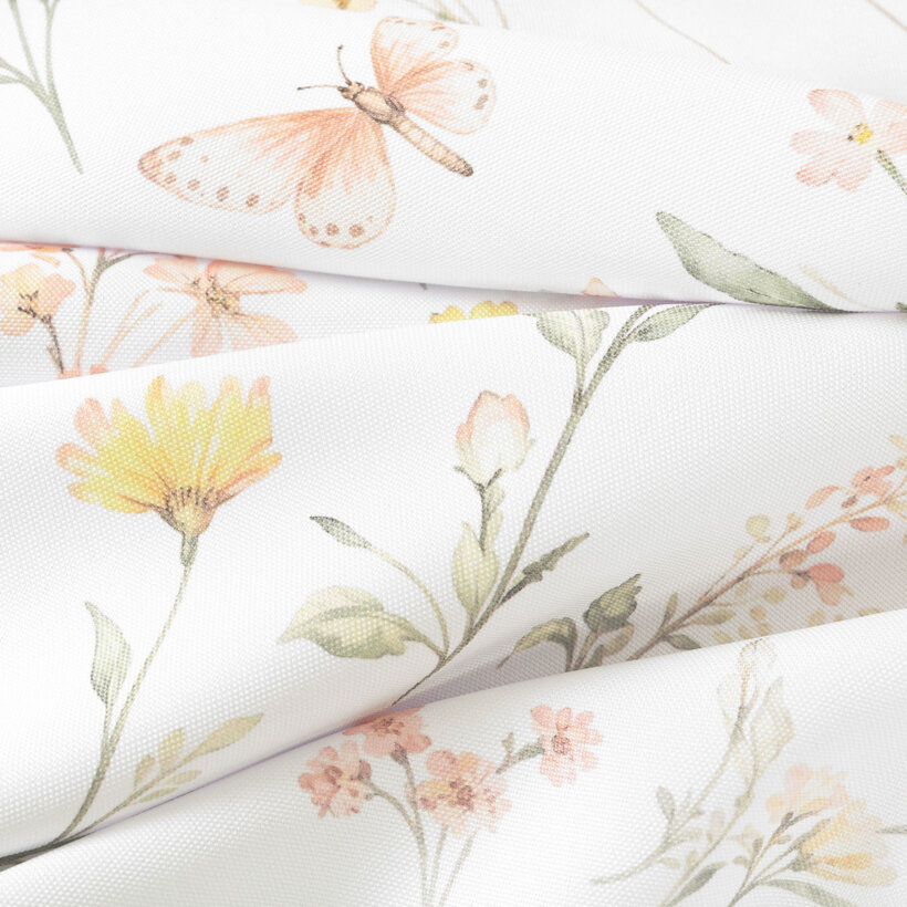 Ovale Tischdecke Teflon - Schmetterlingsgarten