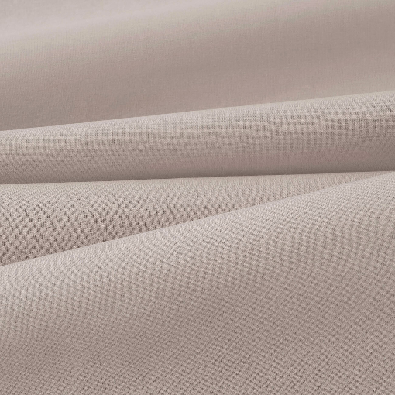 Ovale Tischdecke aus 100% Baumwolle - graubraun