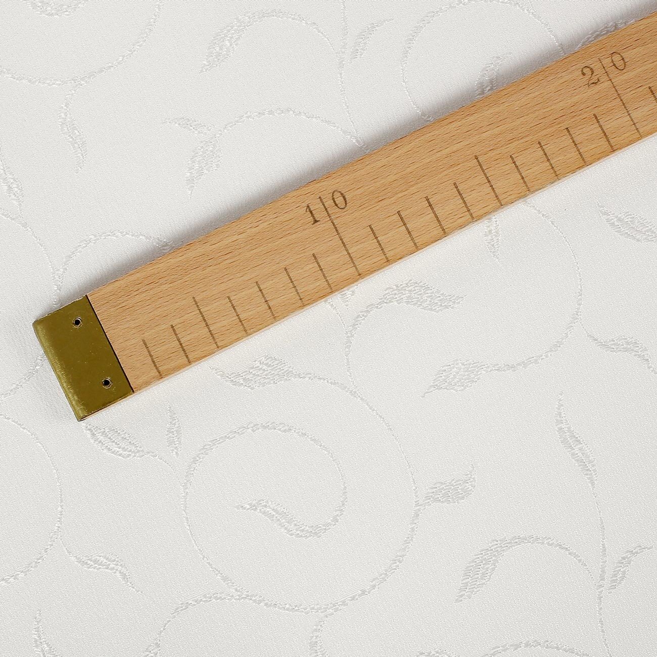 Teflonstoff für Tischdecken – creme mit großen Ornamenten