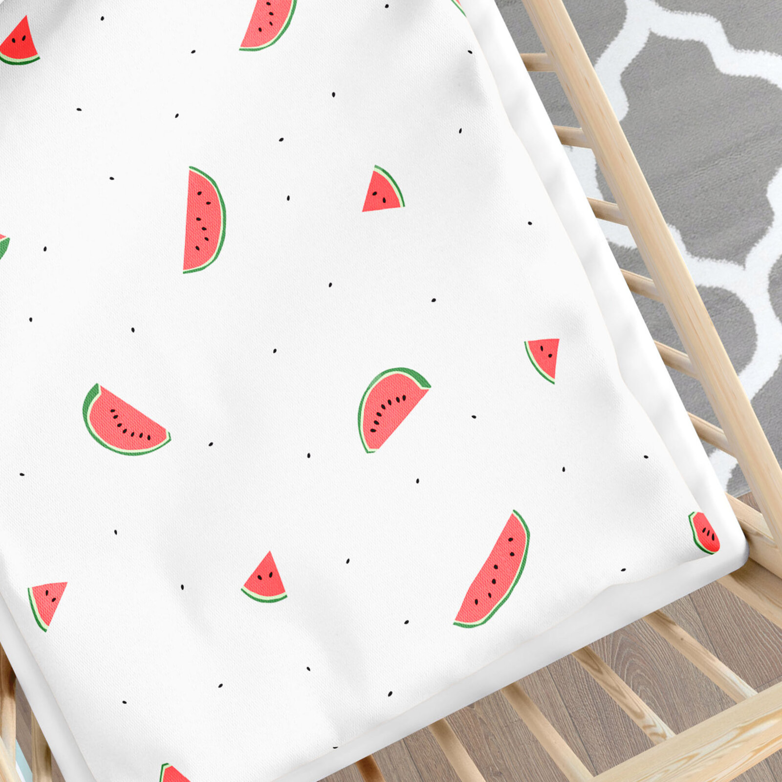 Bettwäsche für Babybetten aus Baumwolle - Melone