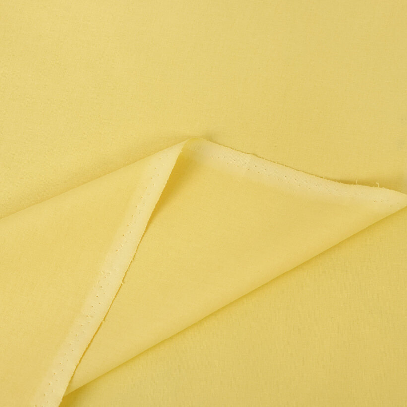 Baumwollstoff einfarbig Suzy - gelb