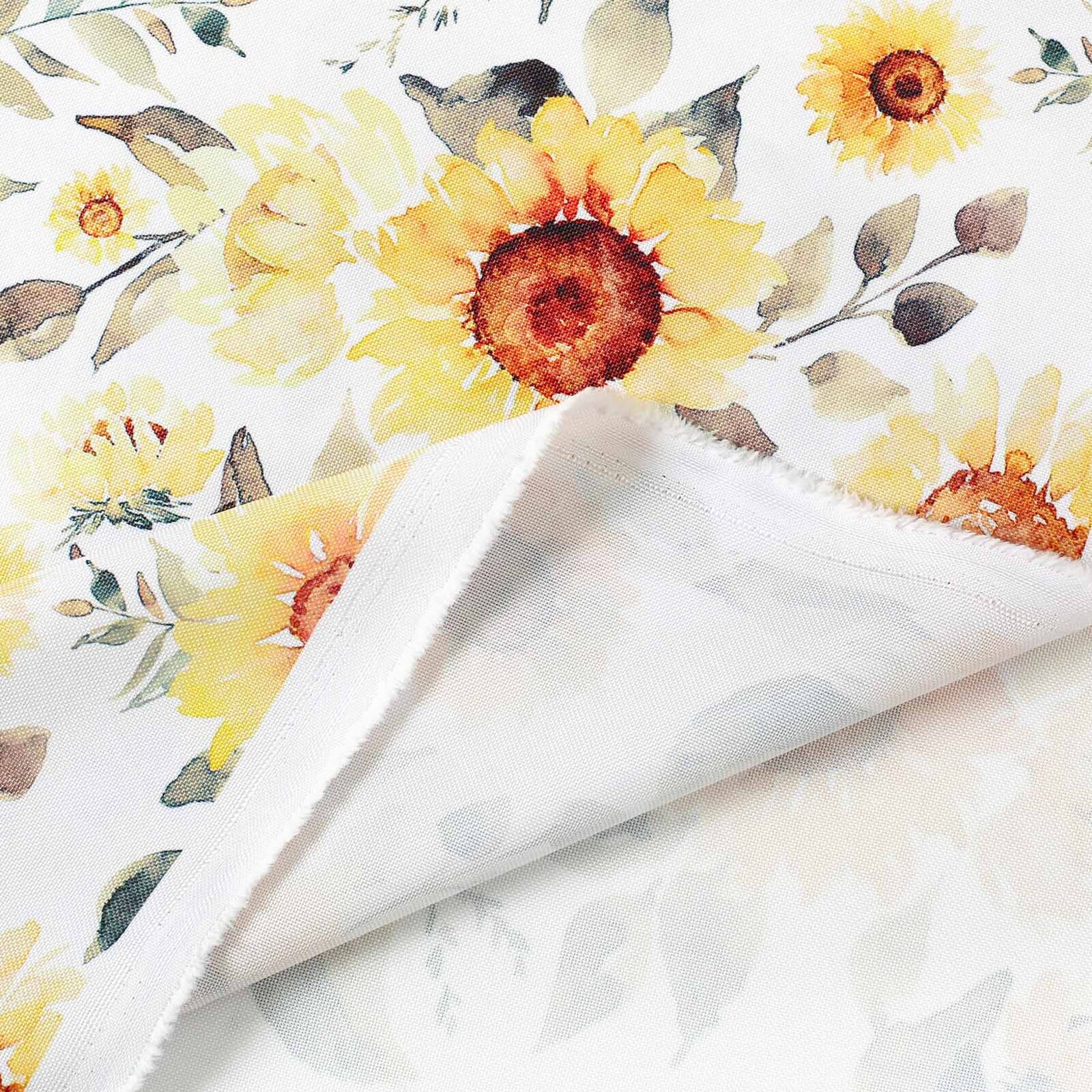 Teflon-Stoff für Tischdecken - Sonnenblumen