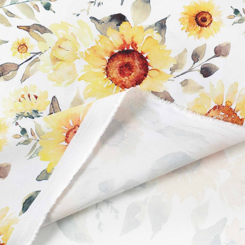 Teflon-Stoff für Tischdecken - Sonnenblumen