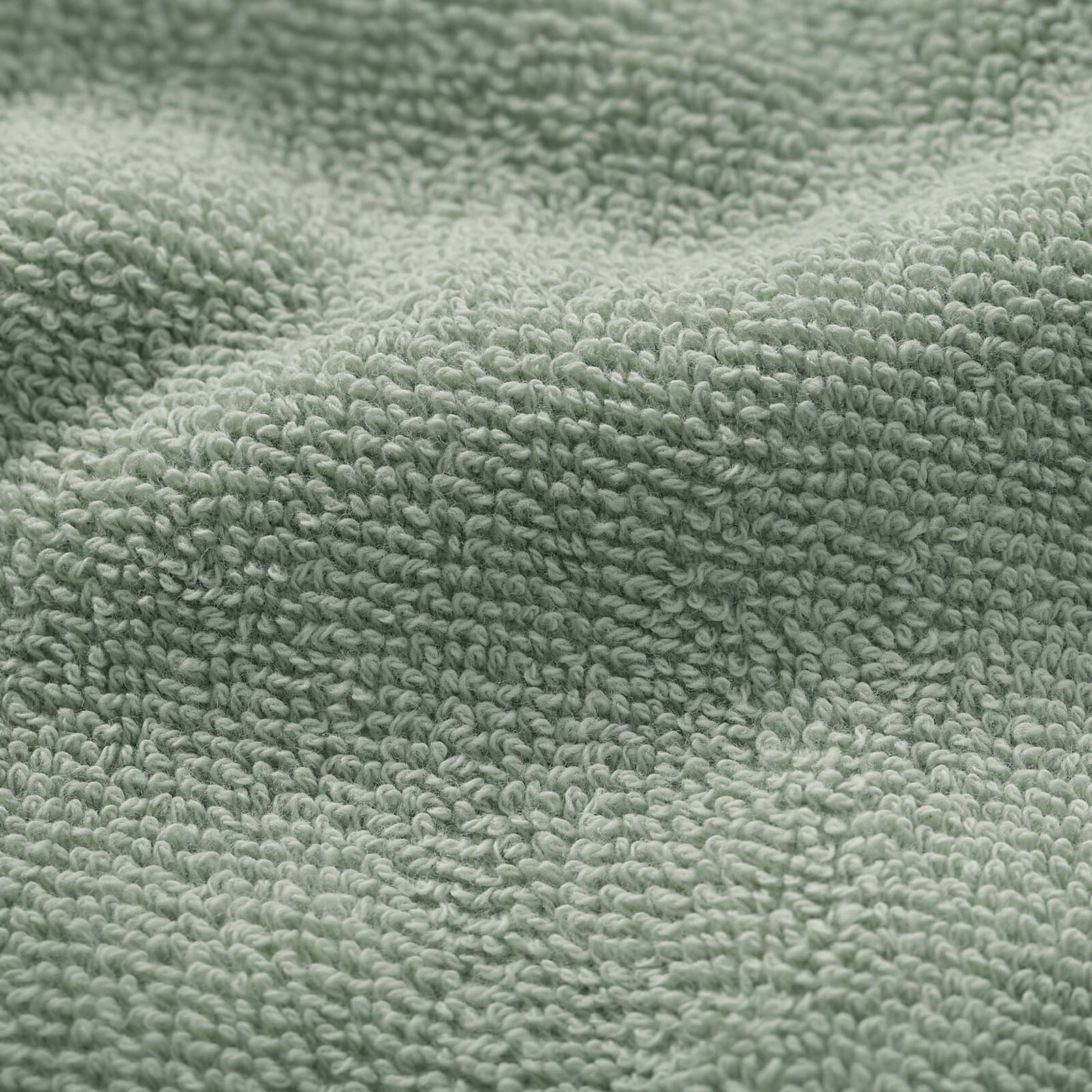 Frottierhandtuch/Duschtuch Soft ohne Bordüre – salbeigrün