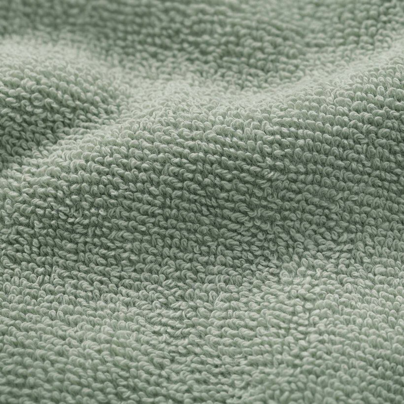 Frottierhandtuch/Duschtuch Soft ohne Bordüre – salbeigrün