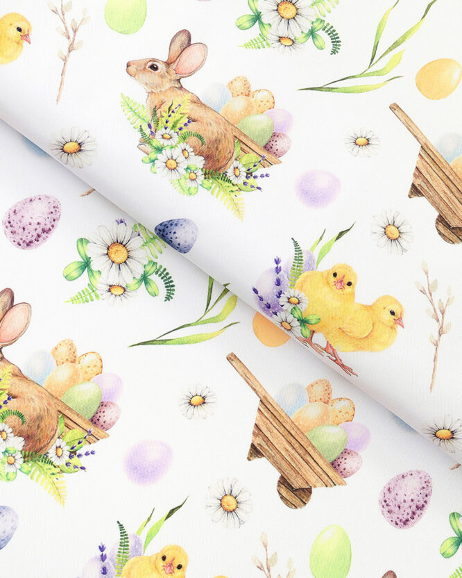 Ostern Teflonstoff für Tischdecken - Ostersymbole