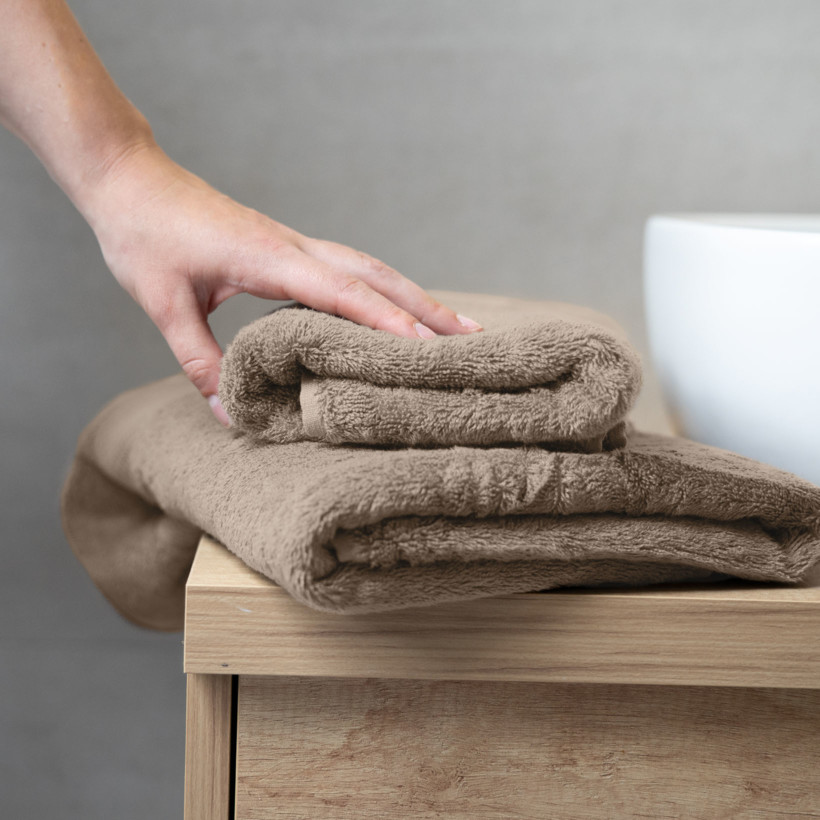 Bamboo Handtuch/Duschtücher Soft Lux - braun