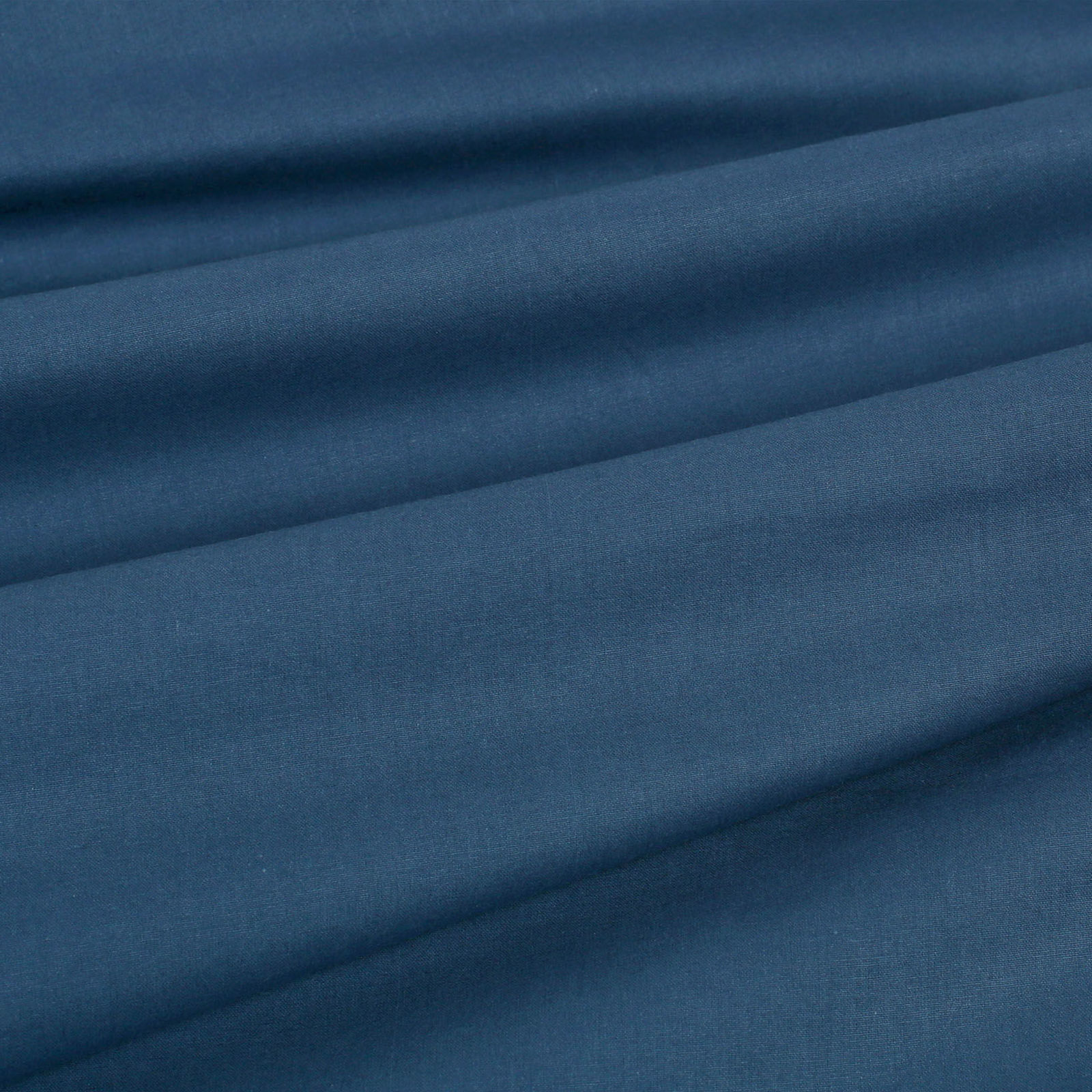 Baumwollstoff einfarbig Suzy - marineblau