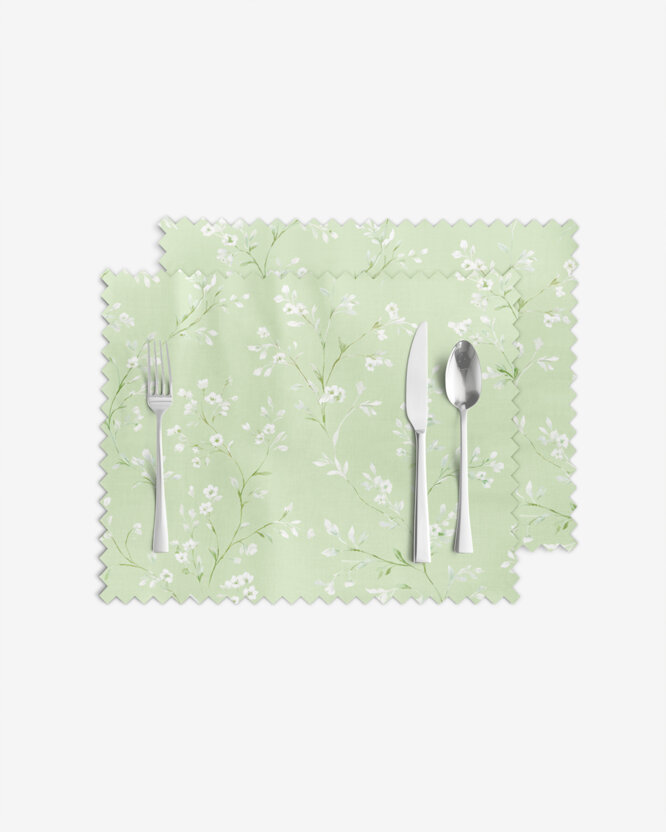 Teflon-Tischset - Jasminblüten - 2 Stück