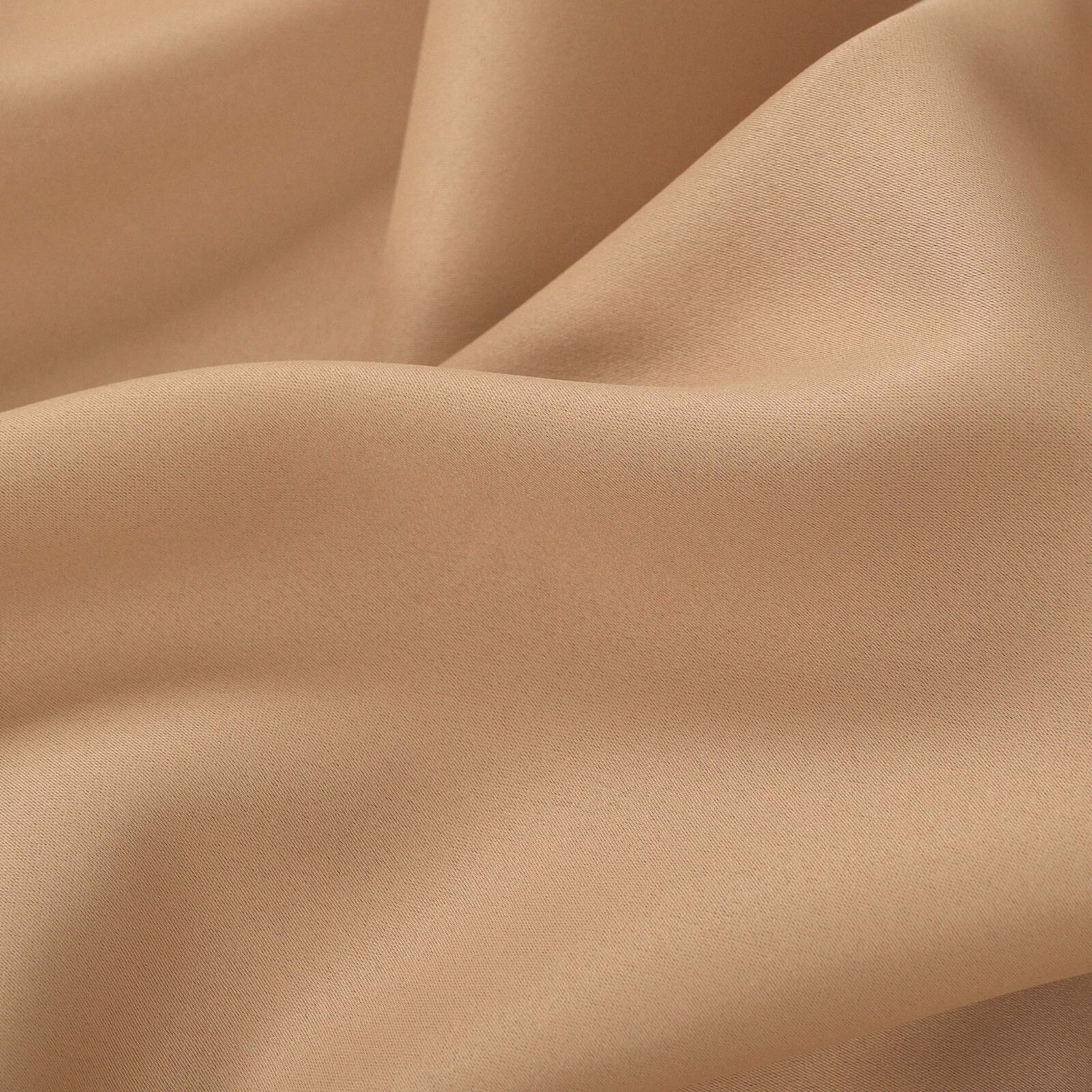 Blackout Verdunkelungsvorhang mit Satin-Glanz - goldbeige