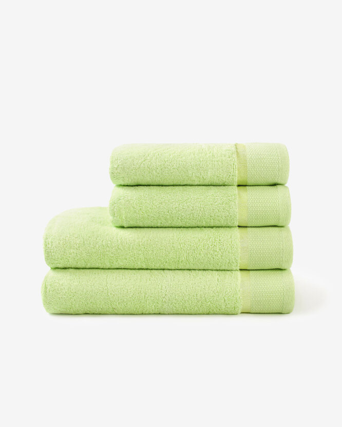 Frottierhandtuch/Duschtuch Soft - grün