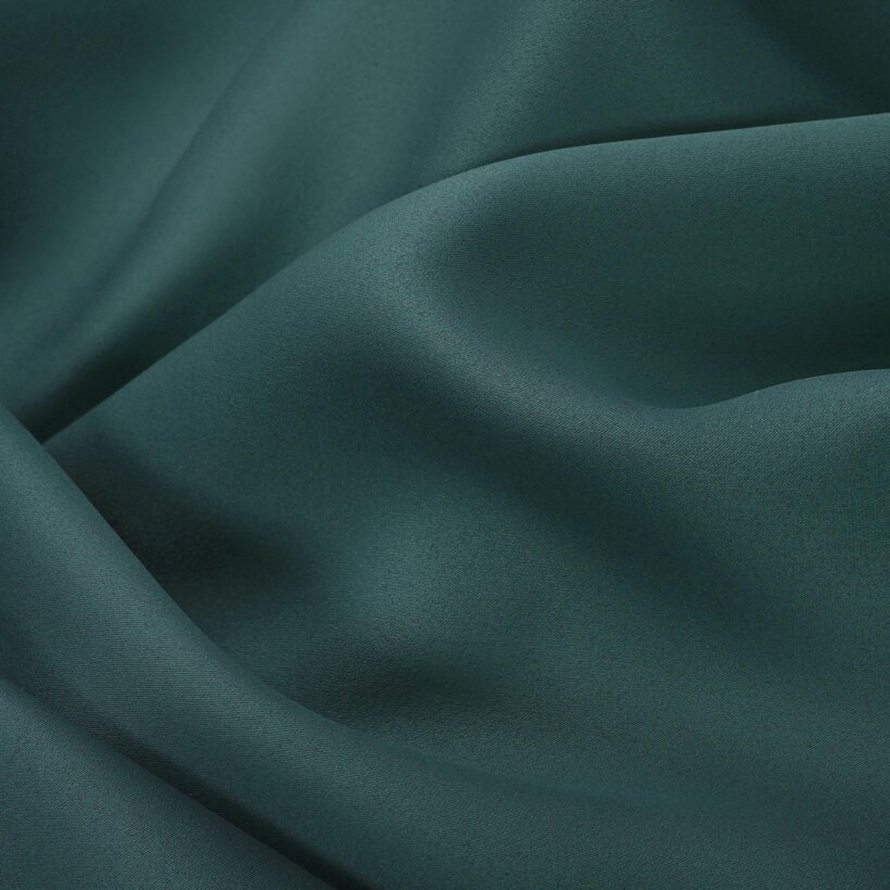 Blackout Verdunkelungsvorhang mit Satin-Glanz - petrol