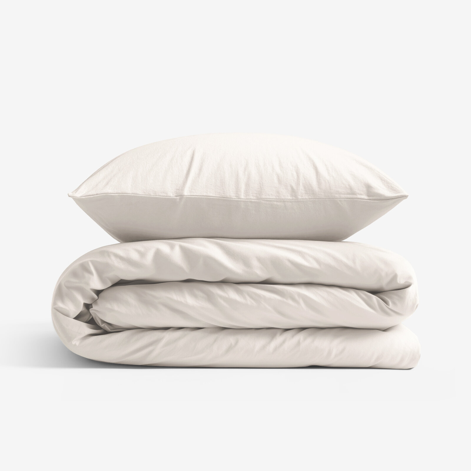 Bettwäsche aus Baumwolle - elfenbein