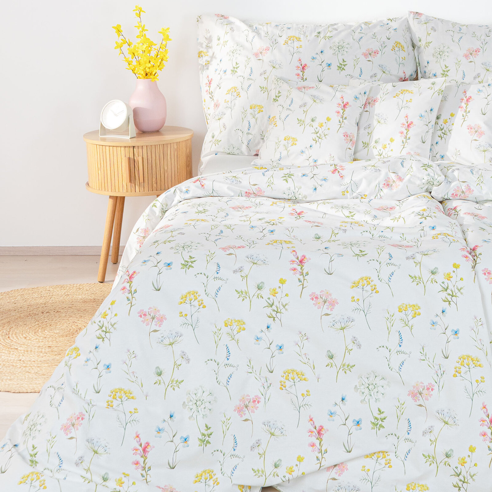 Bettwäsche aus Baumwolle Deluxe - blühender Frühling