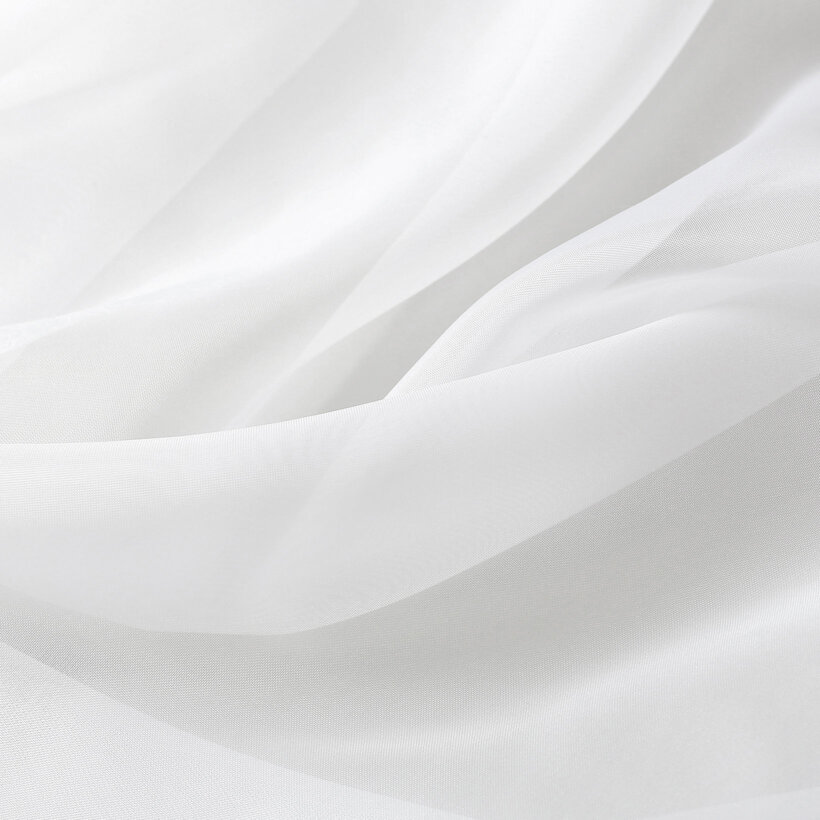 Glatter Voile – Weiß