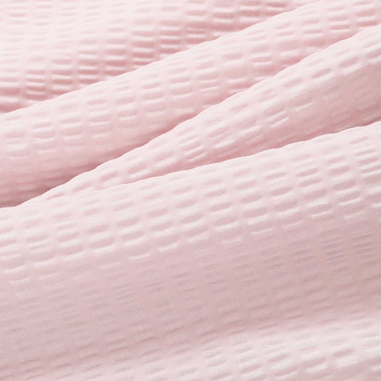 Kinder - Seersucker Bettwäsche Duo - rosa Schleifen mit Puderrosa