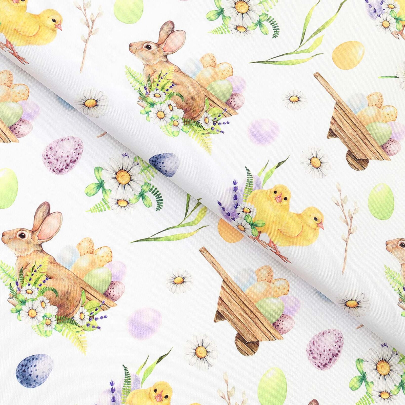 Ostern Teflonstoff für Tischdecken - Ostersymbole