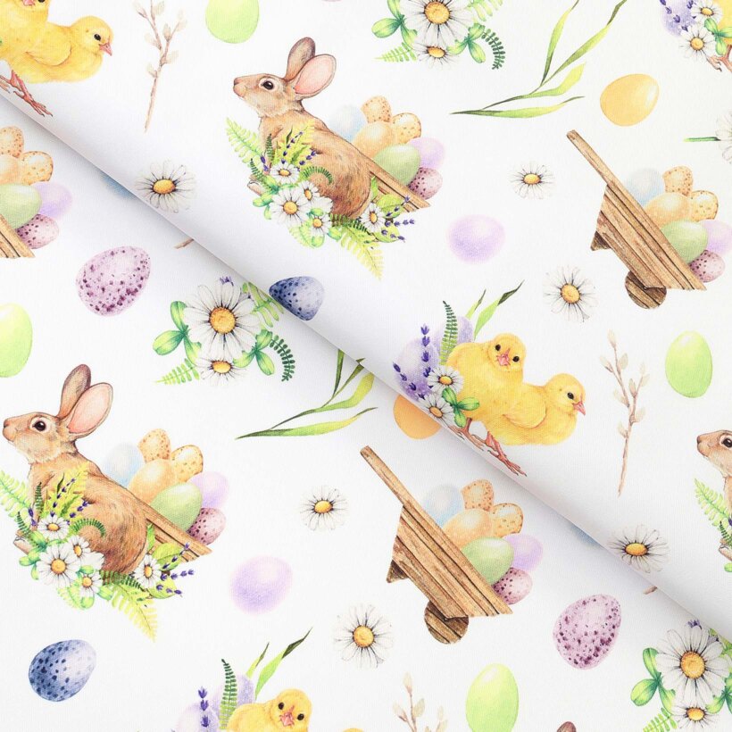 Ostern Teflonstoff für Tischdecken - Ostersymbole