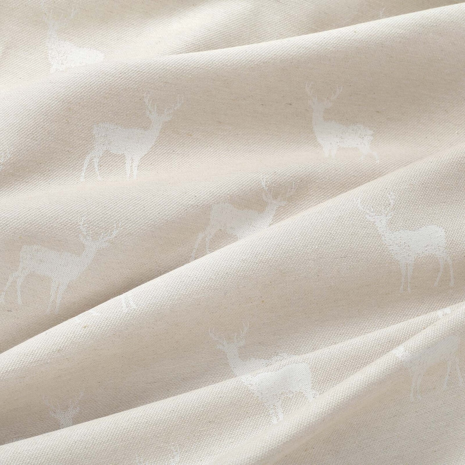 Weihnachtskissenbezug Natura - Hirsche auf natürlichem