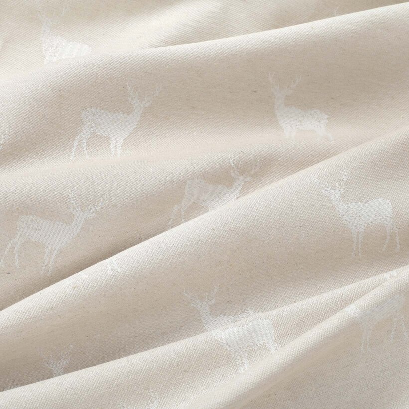 Weihnachtskissenbezug Natura - Hirsche auf natürlichem