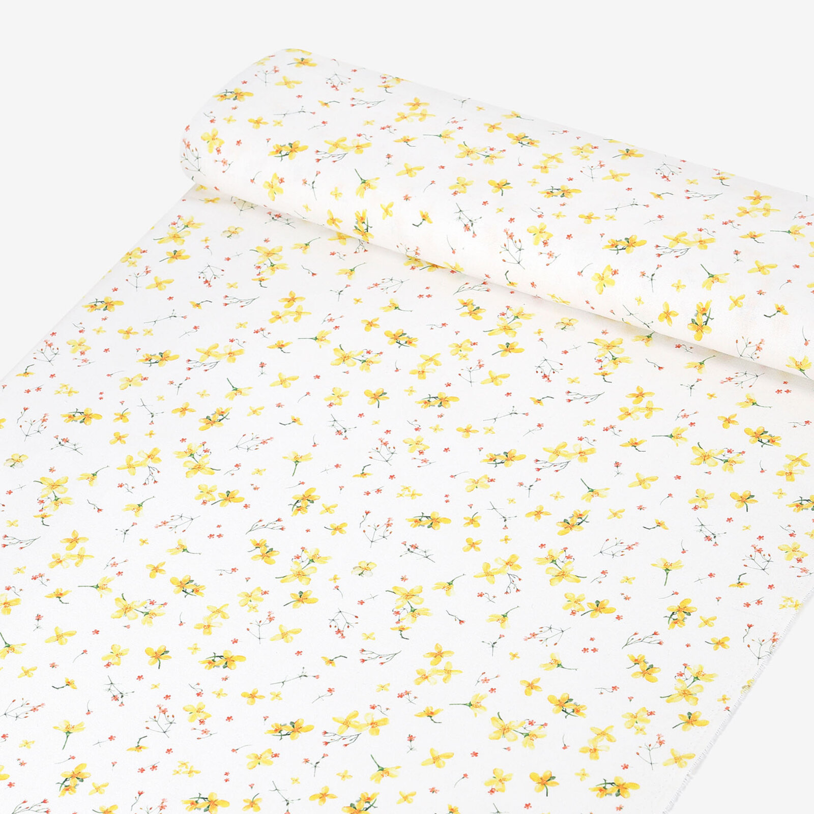 Dekorativer Stoff Valencia - Blüten der Narzissen