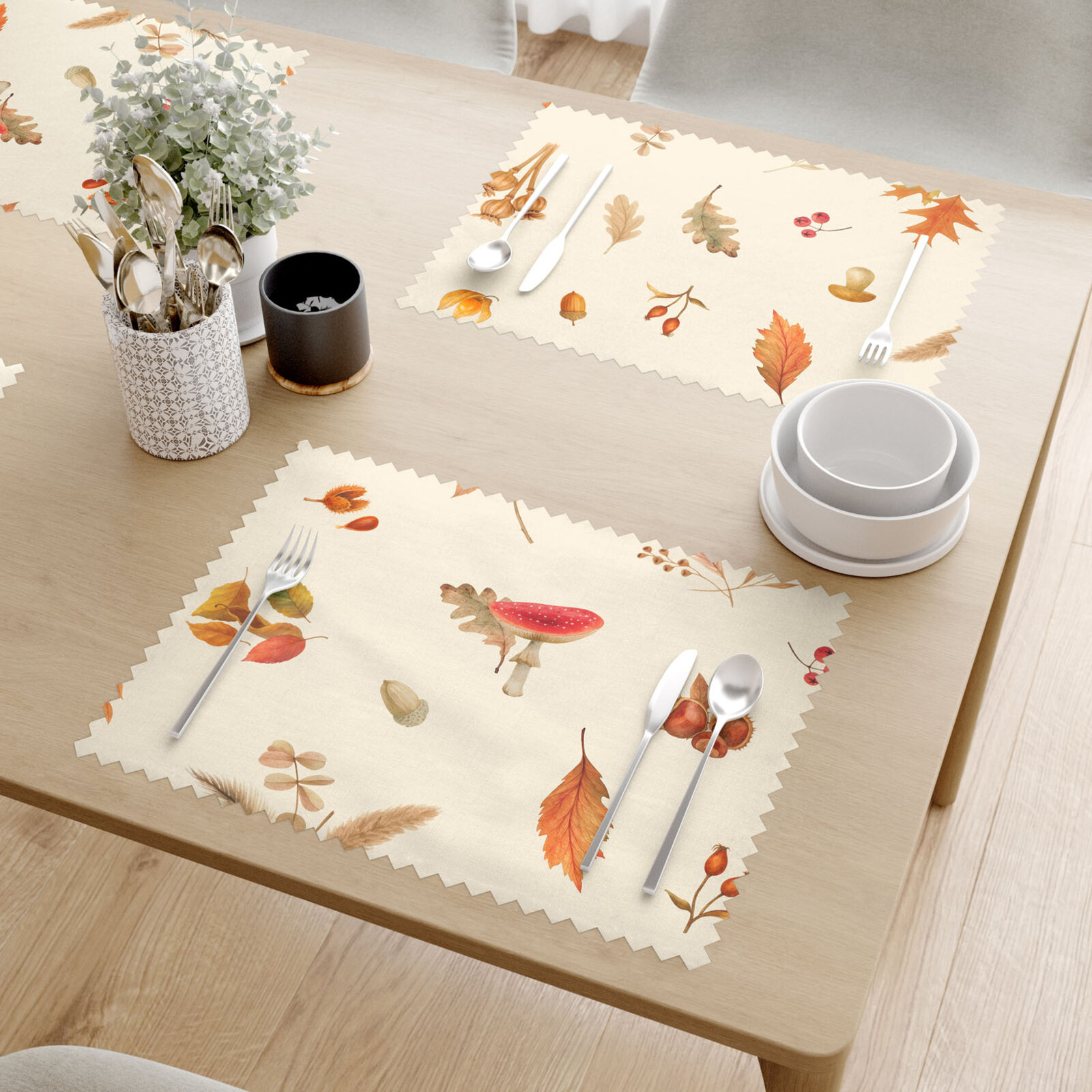 Tischset Teflon - Herbstliche Natur- 2 Stück