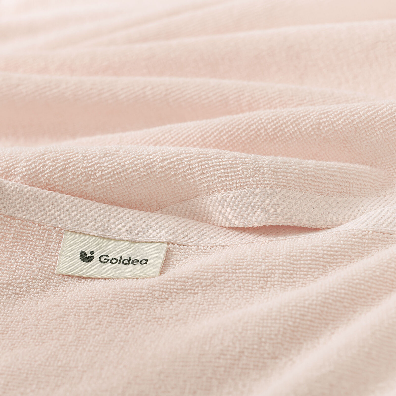 Frottierhandtuch/Duschtuch Soft ohne Bordüre – hellrosa