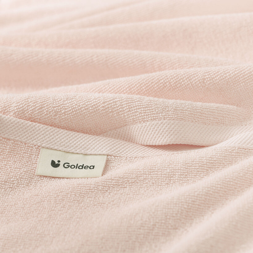 Frottierhandtuch/Duschtuch Soft ohne Bordüre – hellrosa