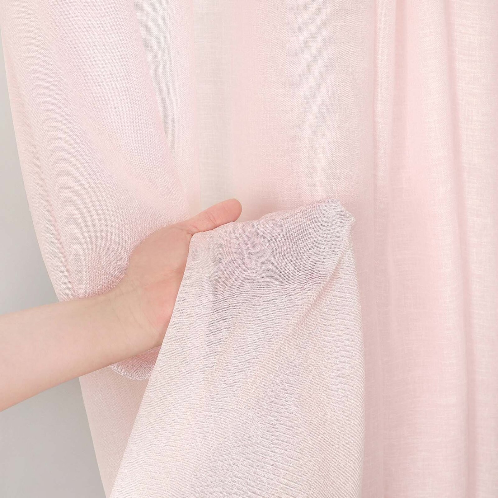 Voile – Rustikales Rosa