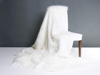 Umělá kožešina - metráž š. 150cm - ASTOR 164 - BÍLÁ