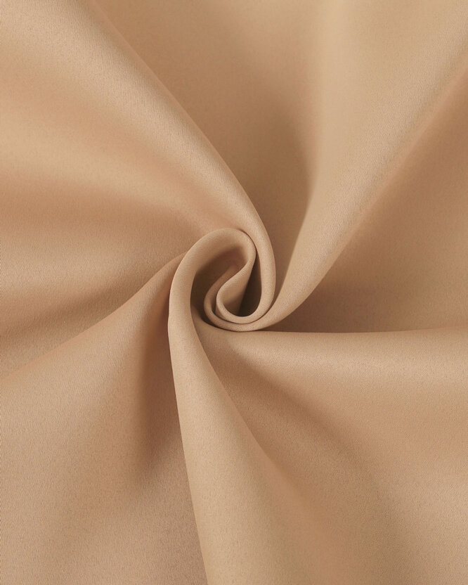 Verdunkelungsstoff Blackout mit Satin-Glanz - goldbeige