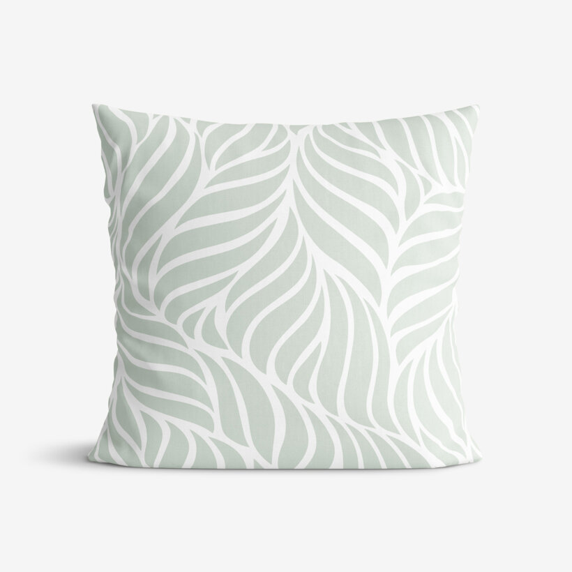 Dekorativer Kissenbezug - Salbeilinien