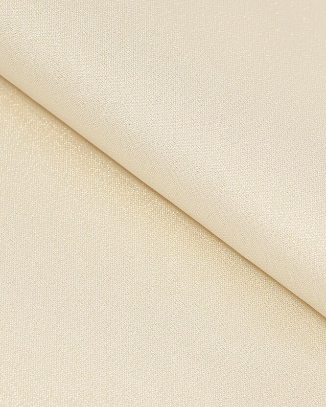 Dekorativer Stoff - goldfarbe mit Glitzereffekt