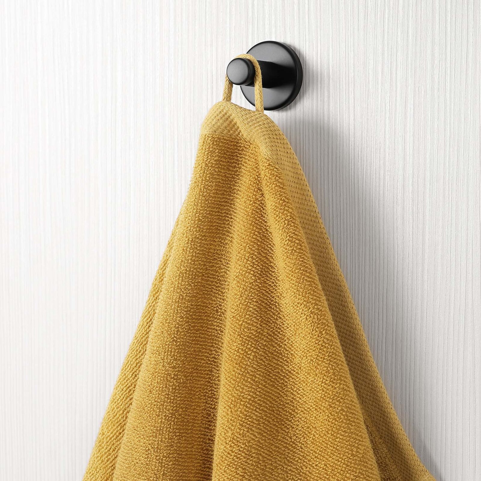 Frottierhandtuch/Duschtuch Soft ohne Bordüre – senfgelb