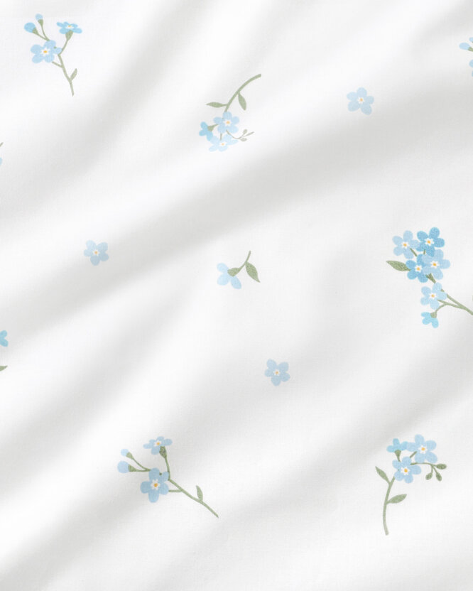 Baumwollstoff - Vergissmeinnicht