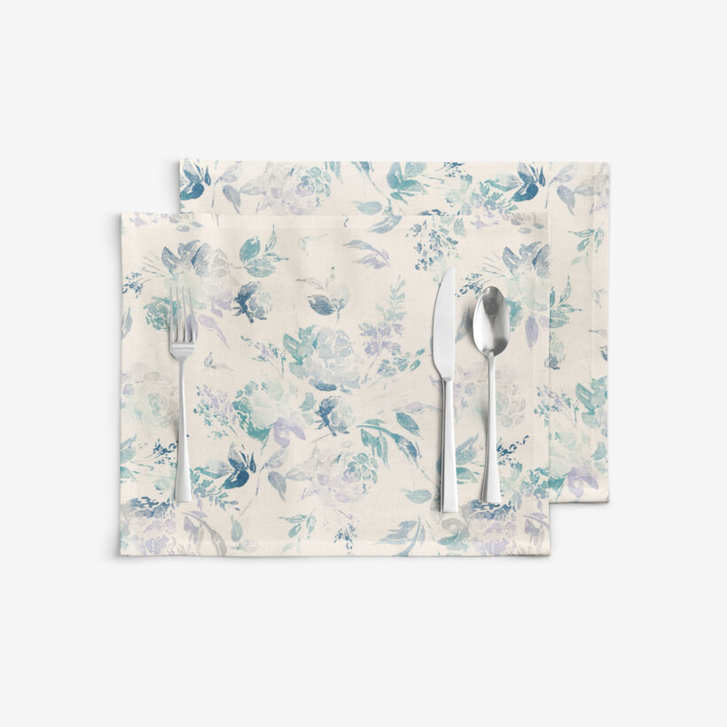 Tischset Valencia - Pflanzenabdrücke - Set 2 Stück