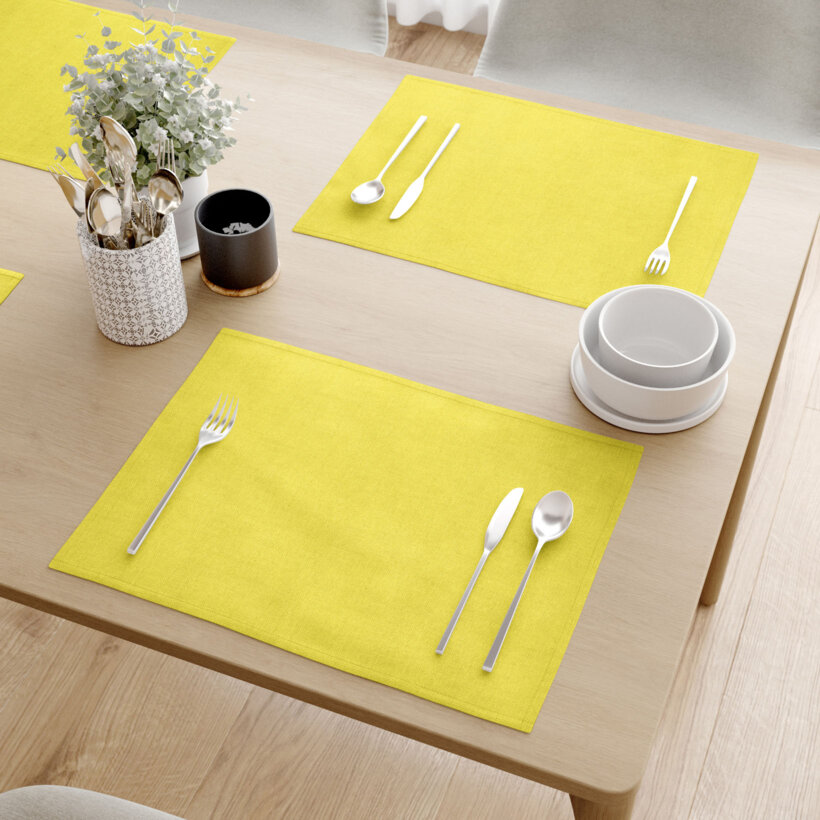 Tischset Malaga - limettengrün - Set 2 Stück