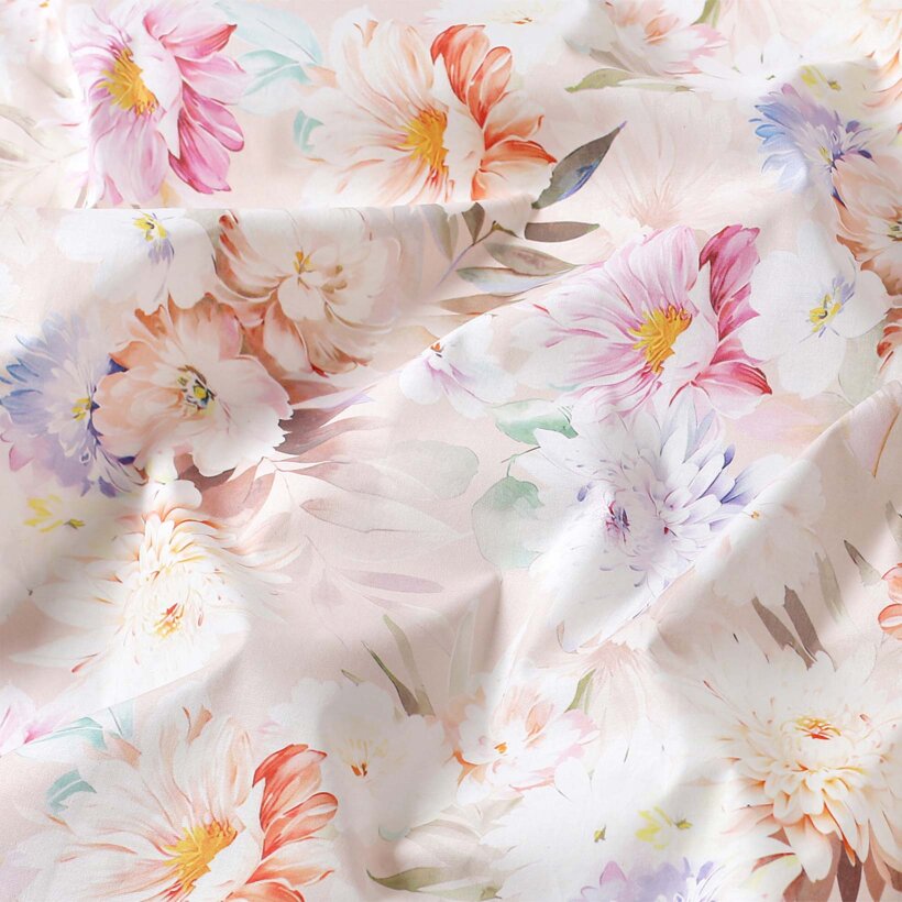 Baumwollstoff Deluxe - wilde Blumen