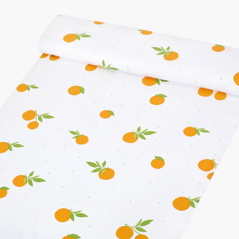 Baumwollstoff - Orangen