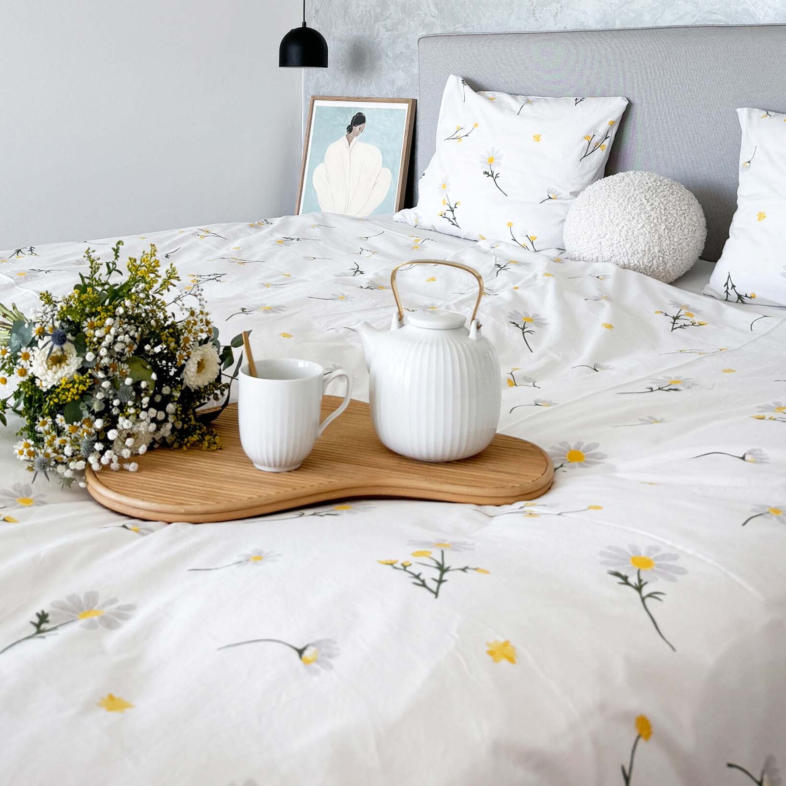 Bettwäsche aus Baumwolle - Kamille