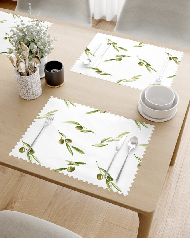 Teflon-Tischset - Oliven - Set 2 Stück