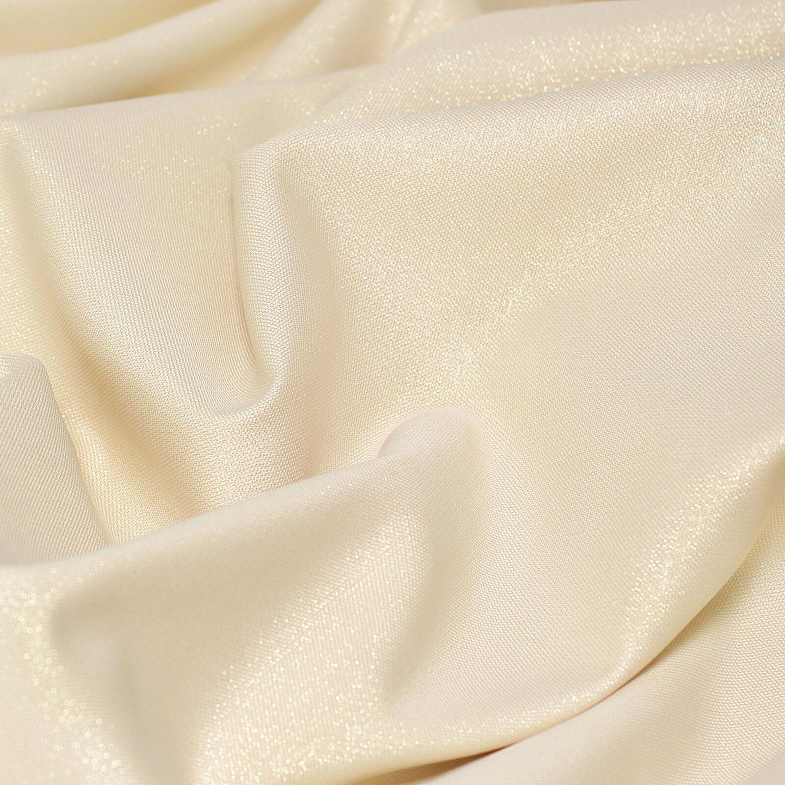 Dekorativer Stoff - goldfarbe mit Glitzereffekt