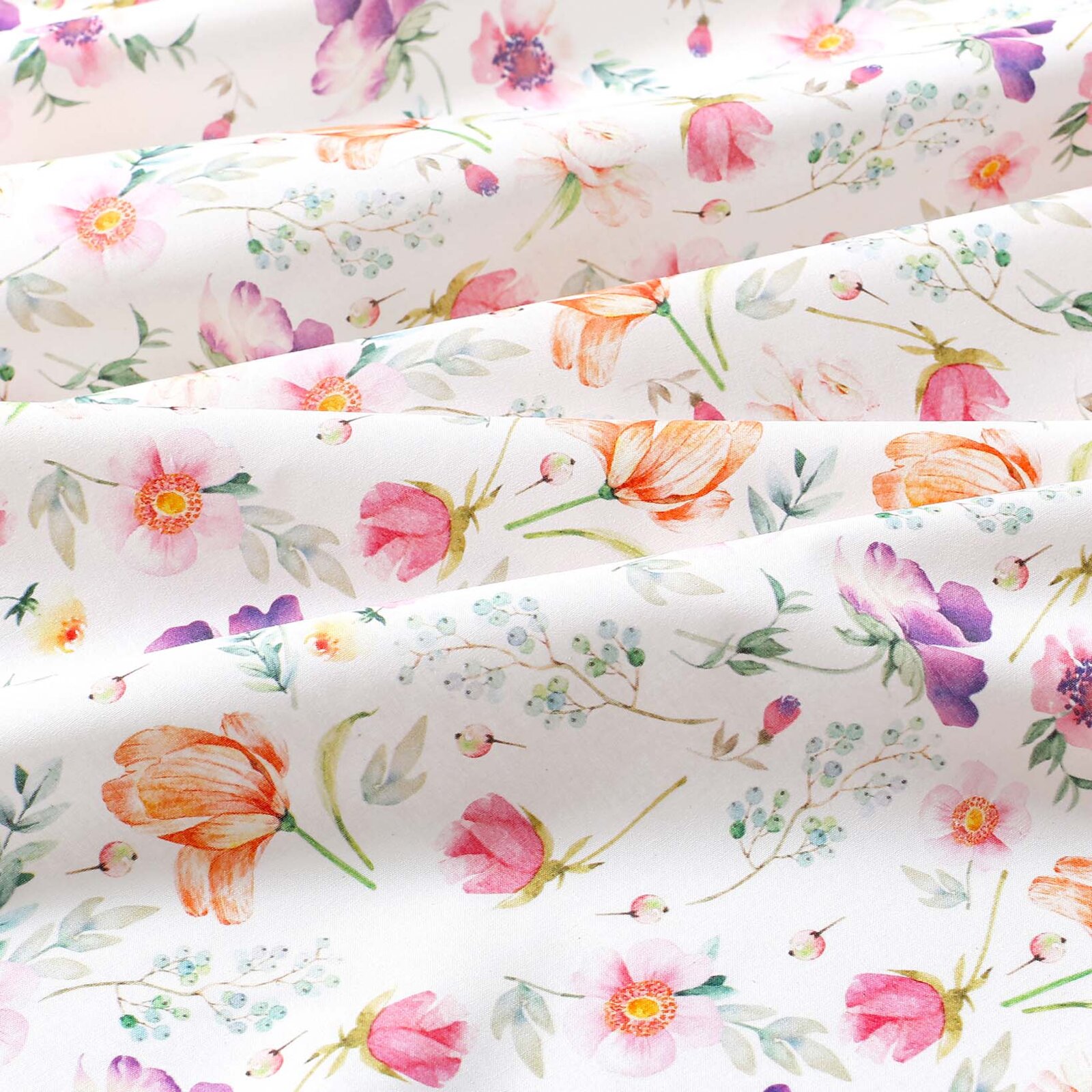 Eckige Tischdecke 100% Baumwolle Deluxe - verliebter Frühling