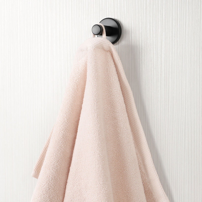 Frottierhandtuch/Duschtuch Soft ohne Bordüre – hellrosa