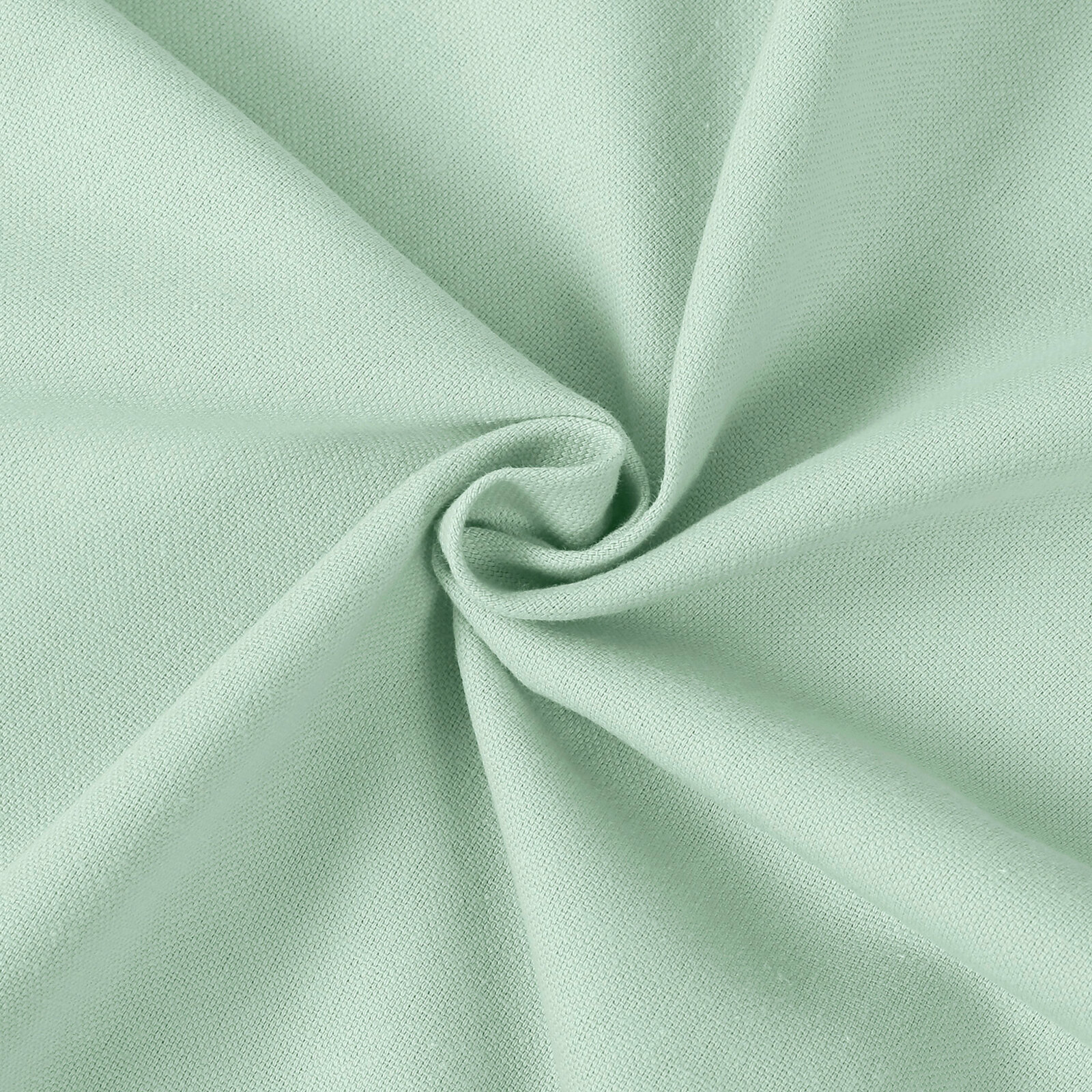 Quadratische Tischdecke aus Leinenmischung - hellmint