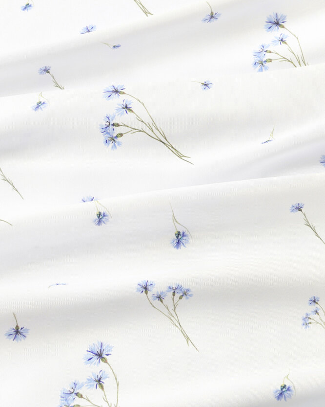 Dekorativer Kissenbezug - Blaue Kornblumen