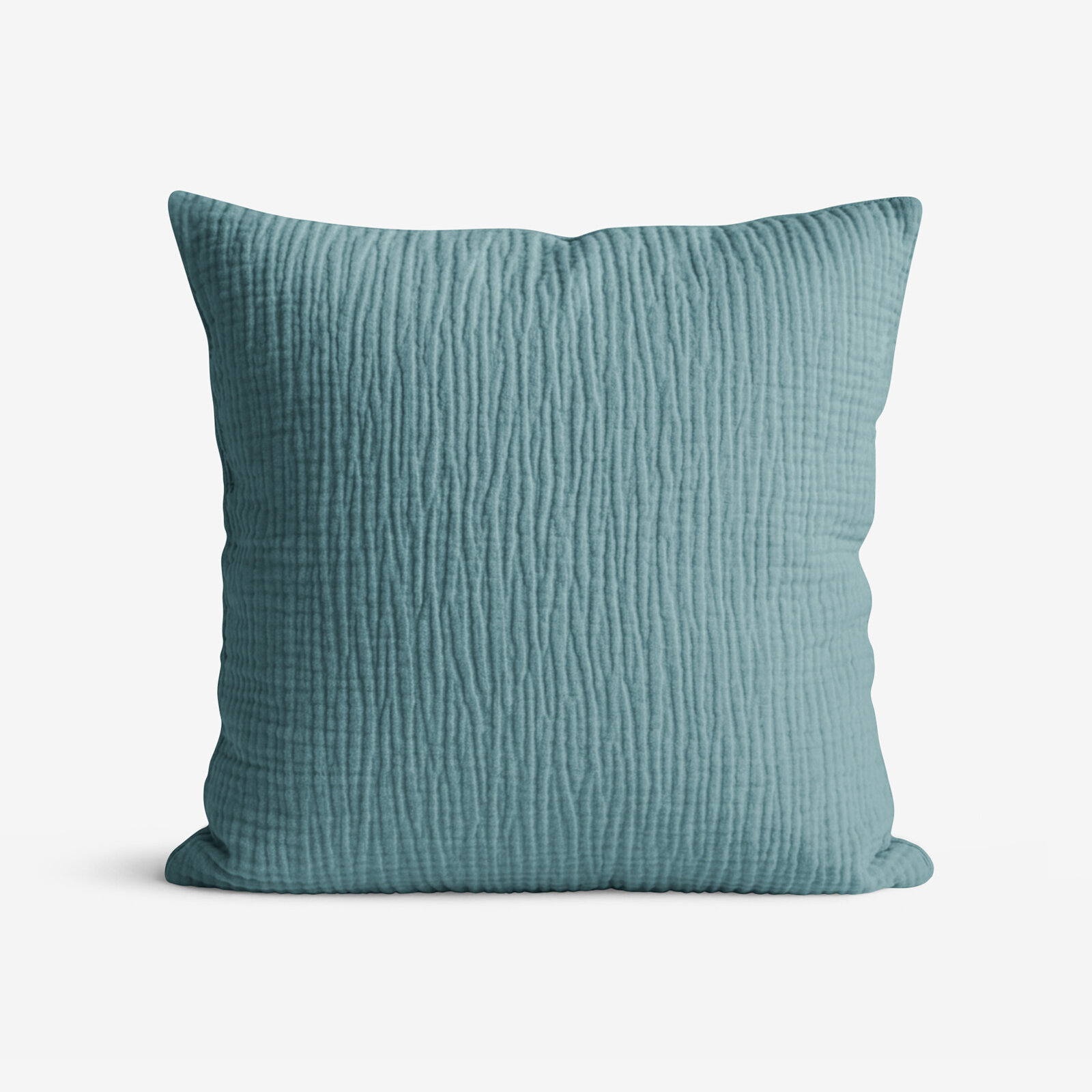 Musselin-Kissenbezug – petrol