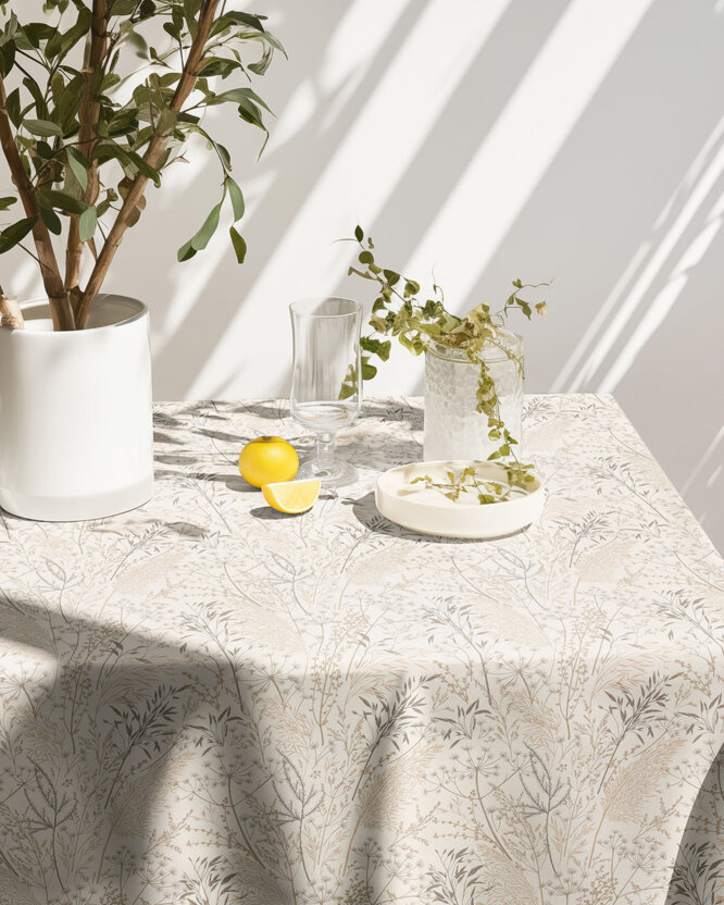 Eckige Tischdecke Valencia - Wiesengräser