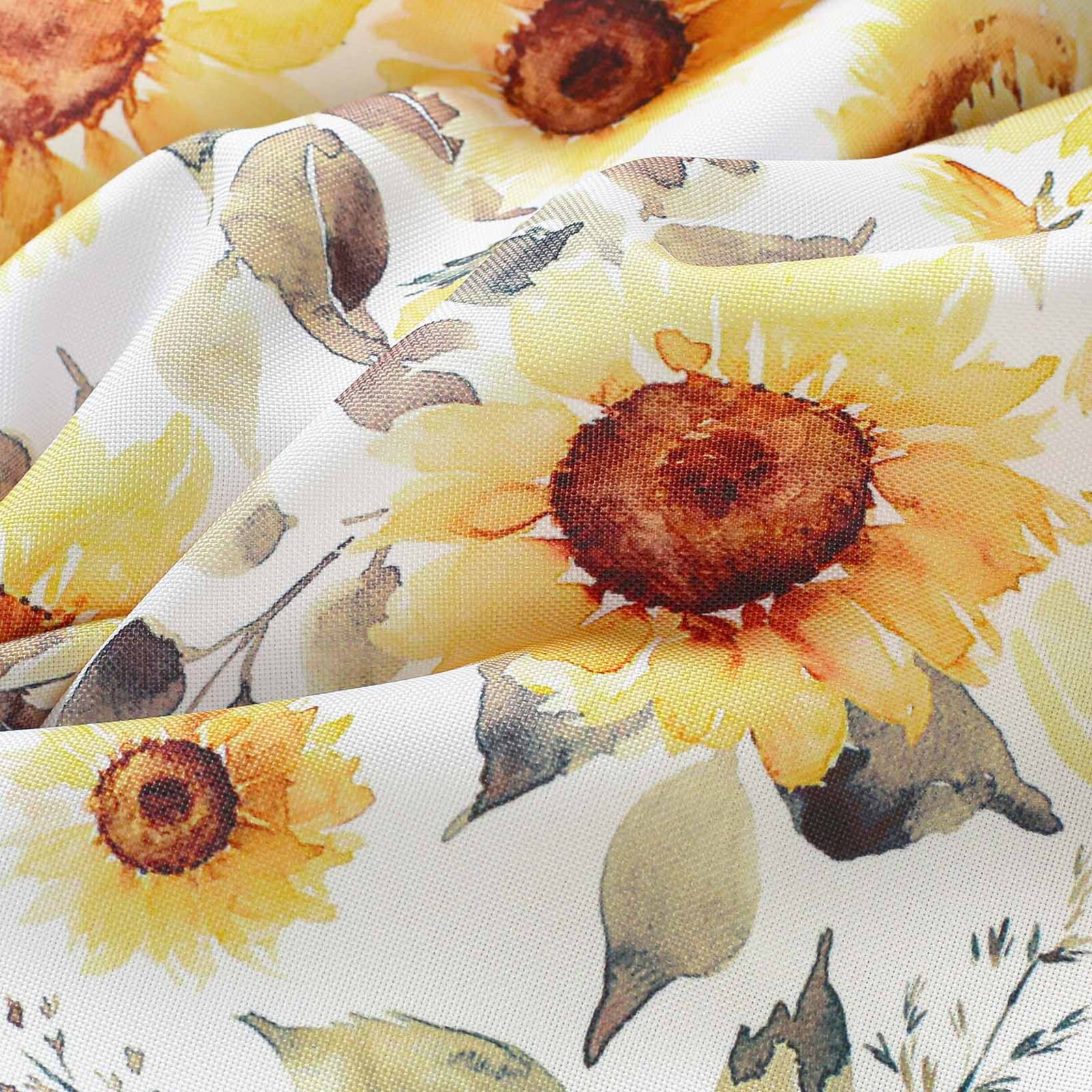 Dekorativer Vorhang – Sonnenblumen