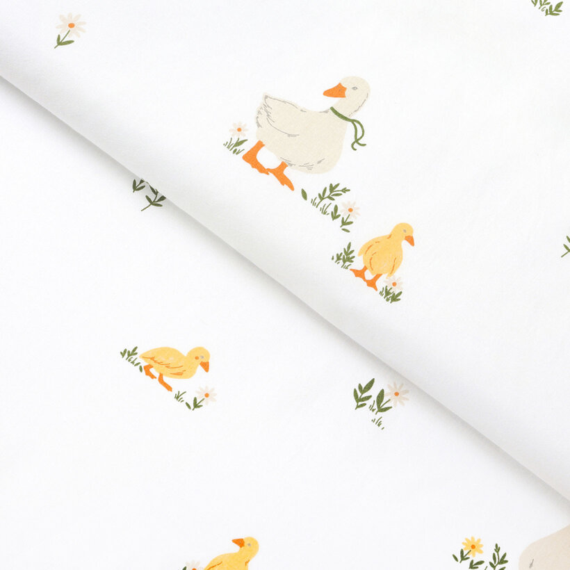 Ostern Baumwollstoff - Enten